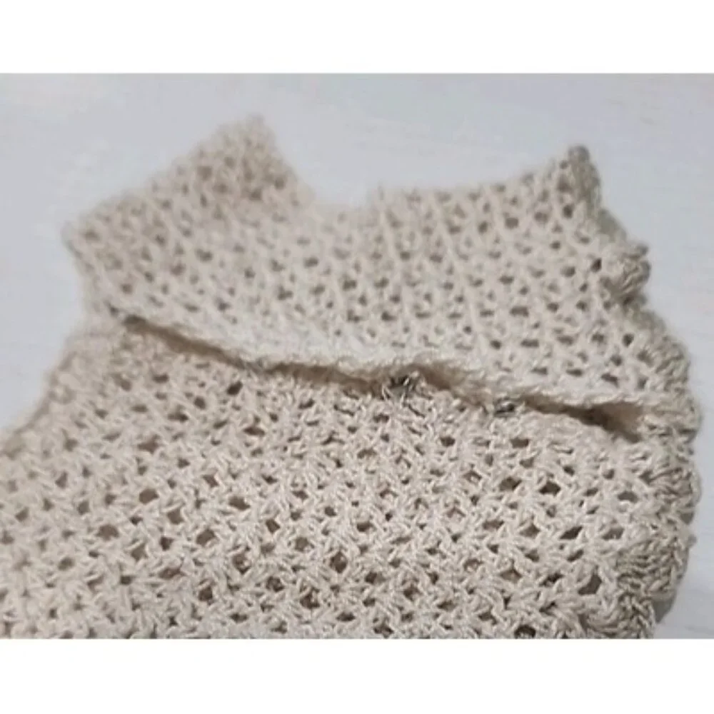 3 Adorable Handmade Crocheted Tops for 18 In American Girl Type Doll Clothes Lot